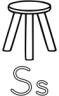 Stool Coloring Page