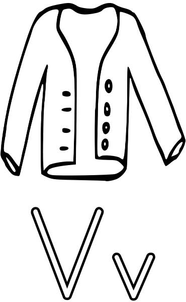 Download Vest Coloring Page - Printable Worksheets for Kids